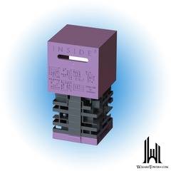 DOUG PUZZLES INSIDE3 CUBE: VIOLET FANCUBE